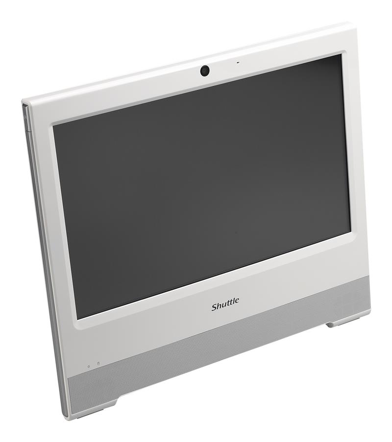 Shuttle XPC All In One PC POS X508 (white) Intel® Celeron® 39,6 cm (15.6"") 1366 x 768 Pixels Touchscreen 4 GB DDR4-SDRAM 120 GB SSD Alles-in-één-pc W