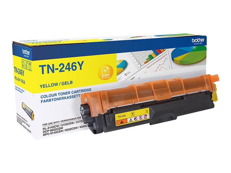 Brother TN-246Y tonercartridge 1 stuk(s) Origineel Geel
