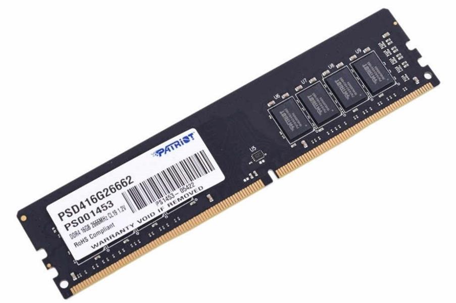 Patriot LONG-DIMM 1x 16GB DDR4 UDIMM 2666MHz CL19 1 2V