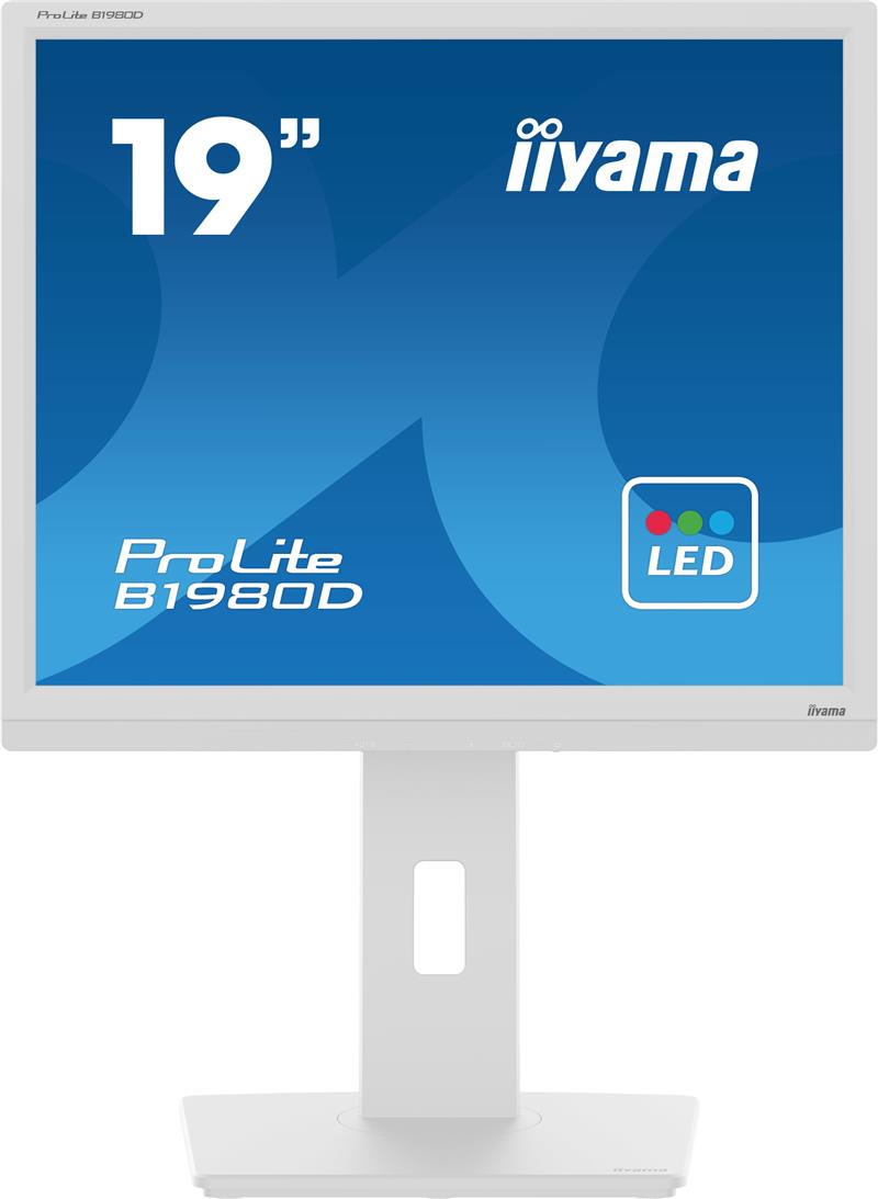 iiyama ProLite B1980D-W5 computer monitor 48,3 cm (19"") 1280 x 1024 Pixels SXGA LCD Wit