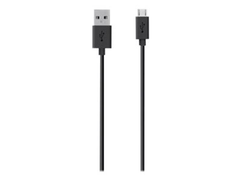 Belkin Micro-USB to USB ChargeSync USB-kabel 3 m USB 2.0 USB A Micro-USB B Zwart