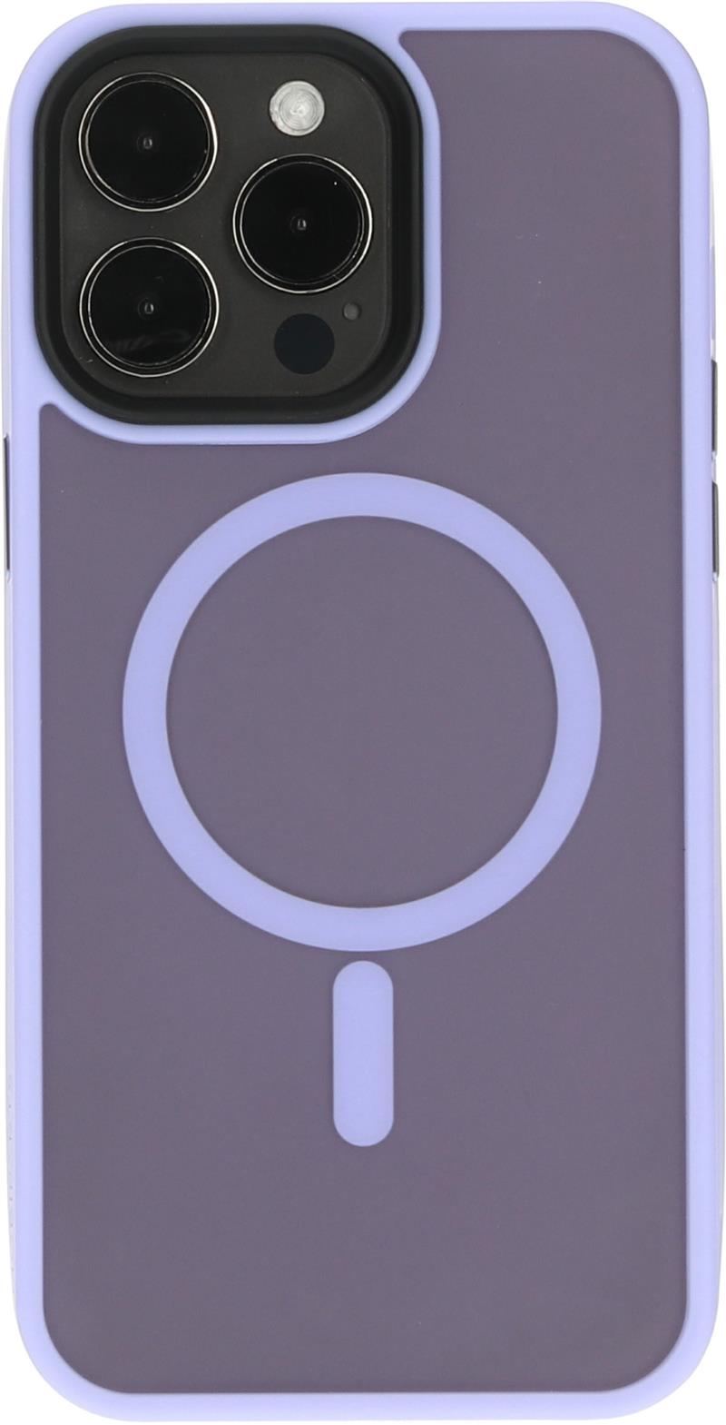 Mobiparts Hardcover Apple iPhone 15 Pro Max Satin Lila (Magsafe Compatible)