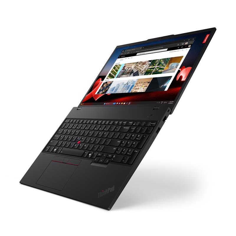 Lenovo ThinkPad T16 Intel Core Ultra 7 155U Laptop 40,6 cm (16"") WUXGA 16 GB DDR5-SDRAM 512 GB SSD Wi-Fi 6E (802.11ax) Windows 11 Pro Zwart