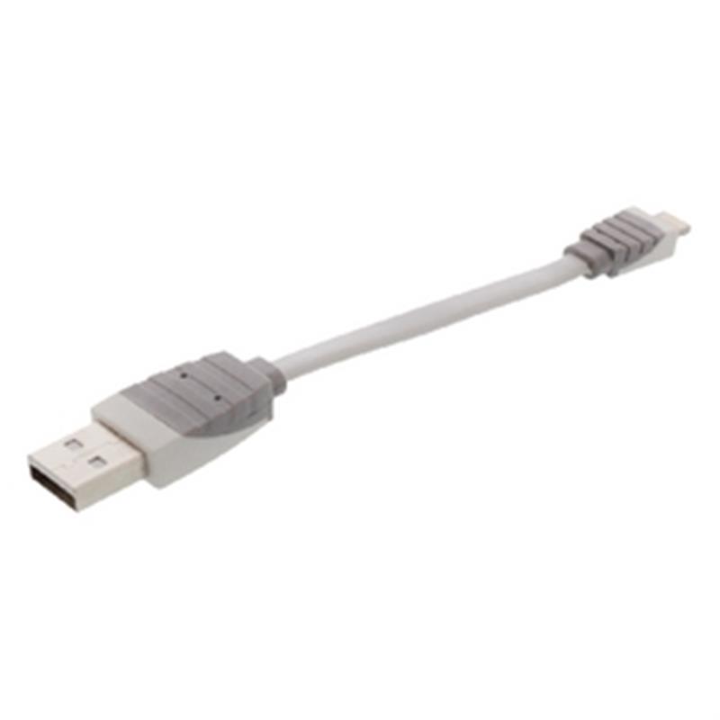 Data en Oplaadkabel Apple Lightning - USB A Male 0.10 m Wit