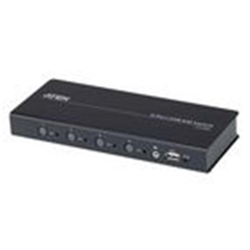 4-poorts USB Boundless KVMâ„¢-switch (kabels meegeleverd)