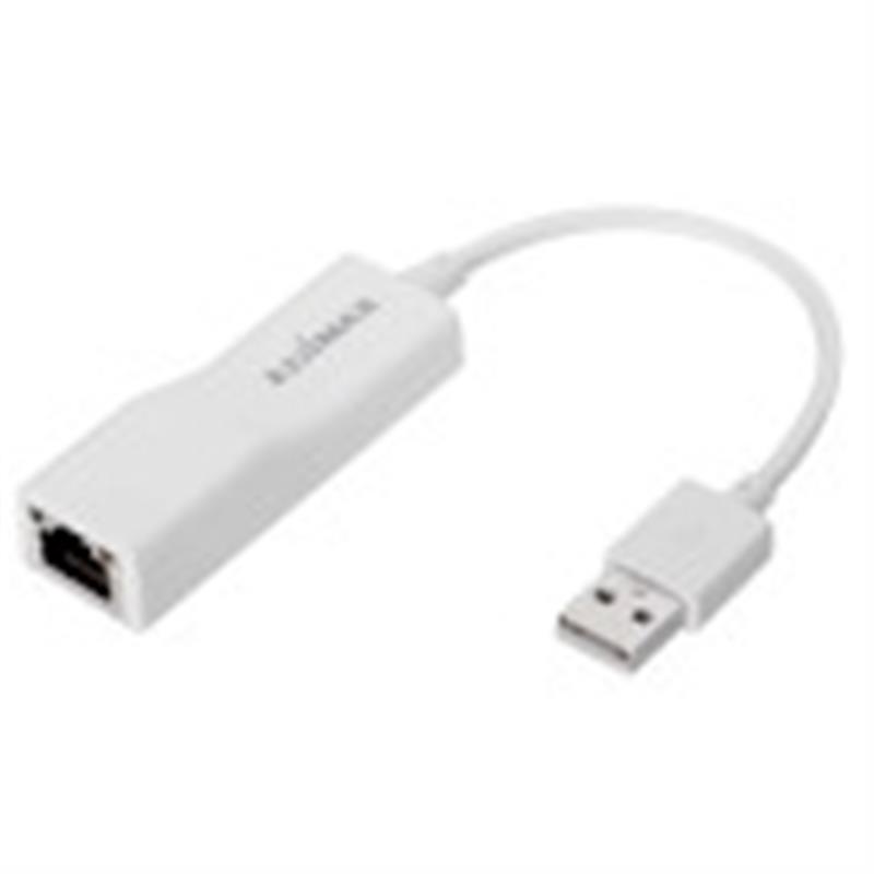 USB 2.0 Fast Ethernet-adapter 10/100 Mbit Wit