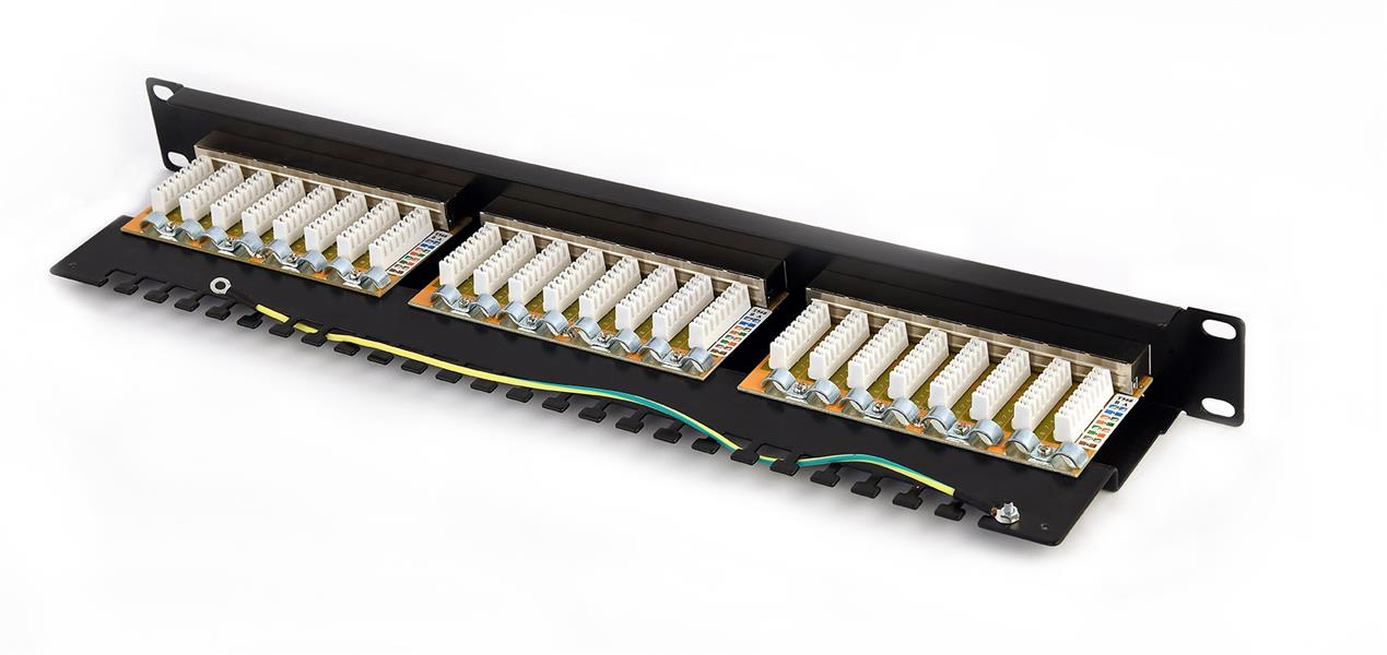 Cat6 24-poorts patchpanel