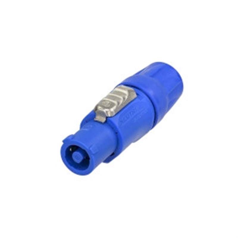 NAC3FCA Vergrendelbare kabelconnector, power-in, schroefklemmen, blauw