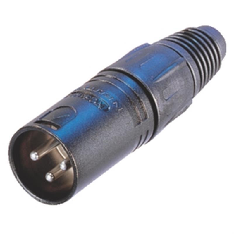 Connector XLR Male Metaal Zwart