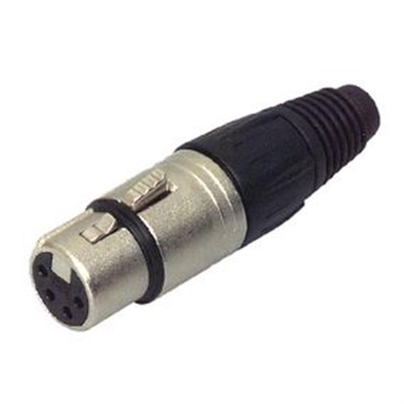 Connector XLR Female Zilver