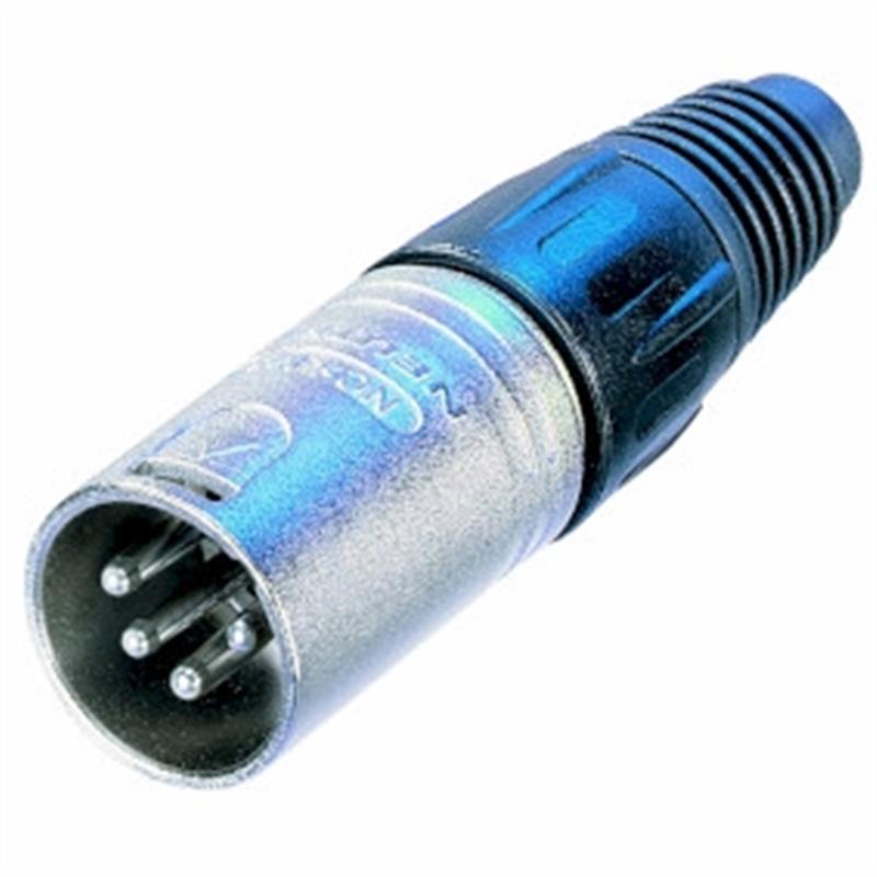 Connector XLR Male Zilver