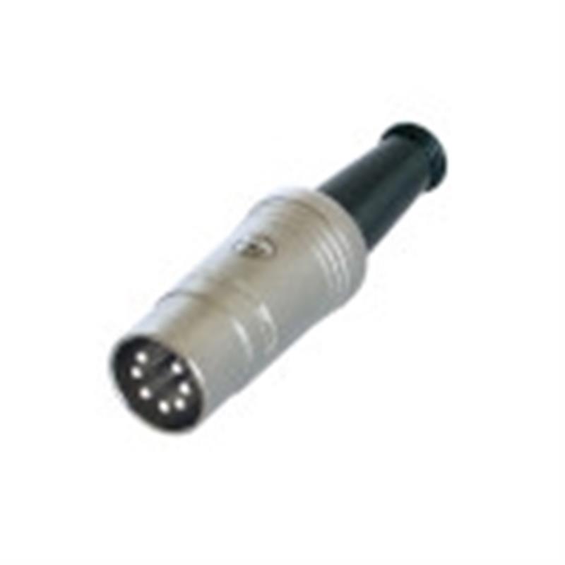 Connector DIN Male Zilver