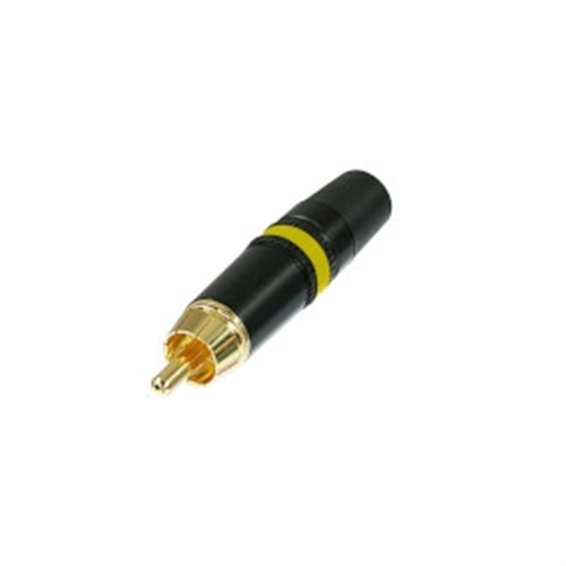 Composiet Video Connector RCA Male Male Zwart