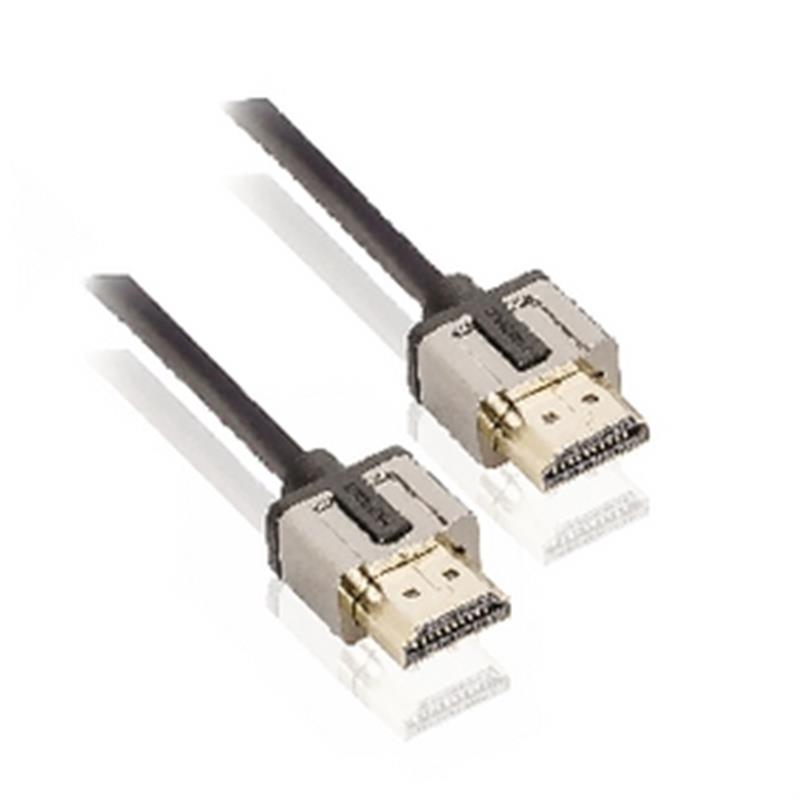 High Speed HDMI kabel met Ethernet HDMI-Connector - HDMI-Connector 2.00 m Zwart