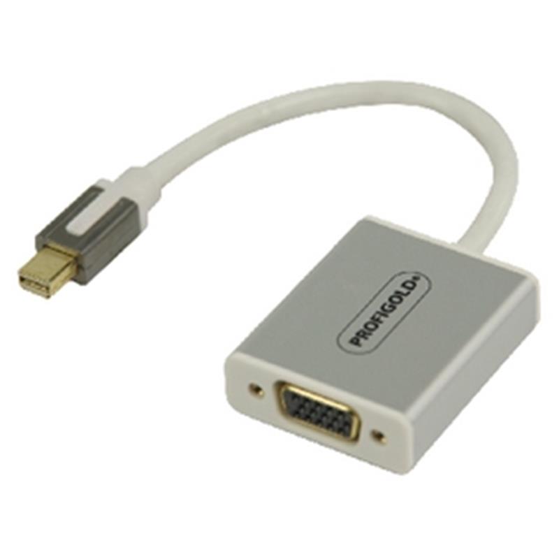 Mini DisplayPort Kabel Mini-DisplayPort Male - VGA Female 15-Pins 0.20 m Wit