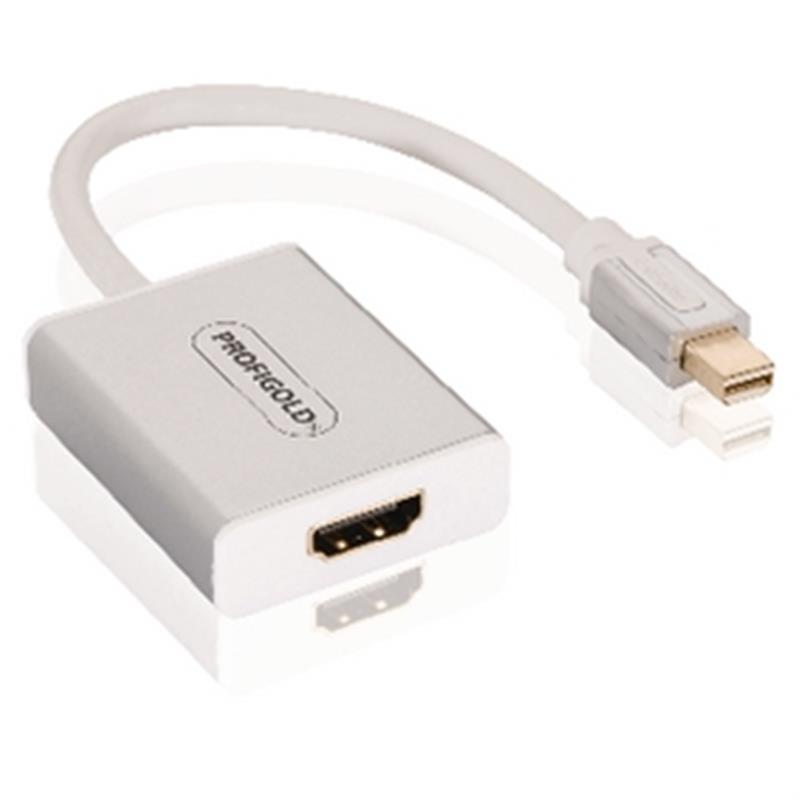 Mini DisplayPort Kabel Mini-DisplayPort Male - HDMI Male 0.20 m Wit