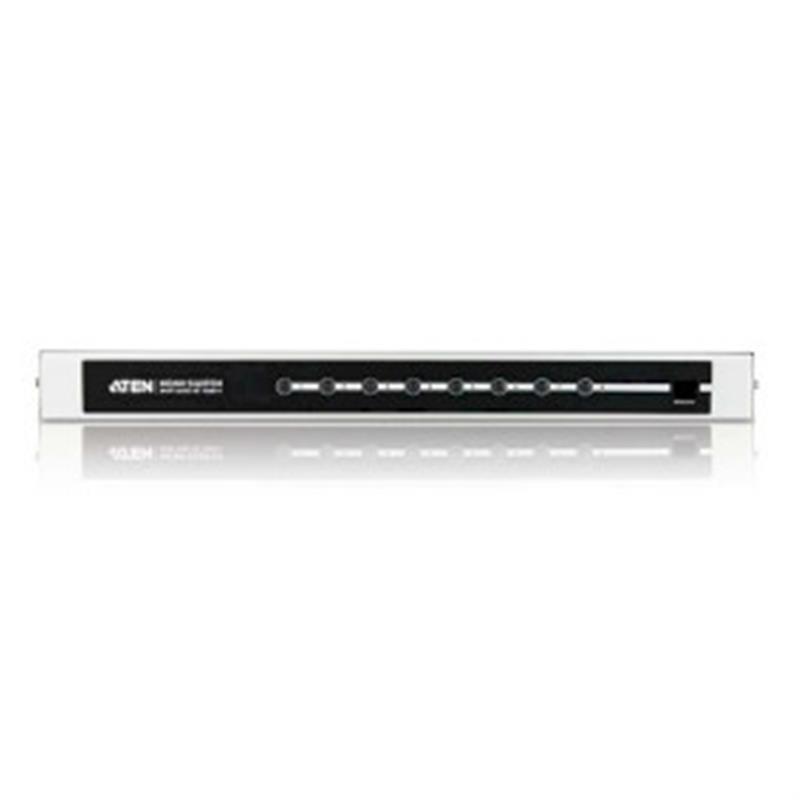 8-poorts HDMI audio-/videoschakelaar met IR-afstandsbediening