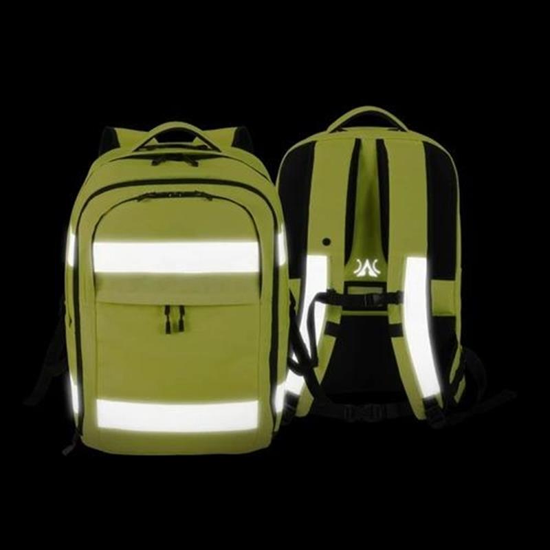 Dicota Hi-Vis rugzak Geel Polyethyleentereftalaat PET Thermoplastic polyurethaan TPU 