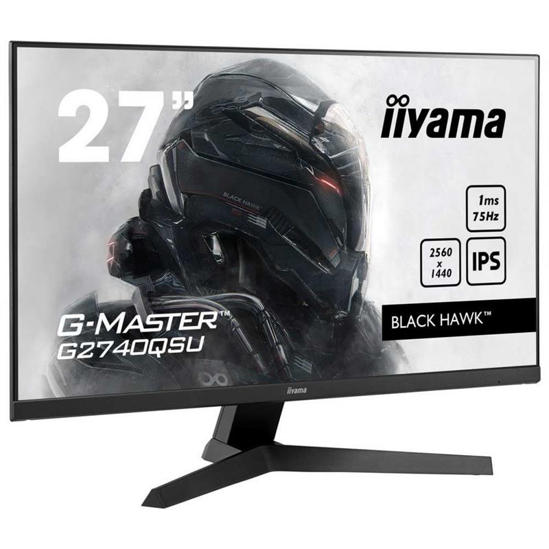 iiyama G-MASTER Black Hawk 68,6 cm (27"") 2560 x 1440 Pixels WQXGA LED Zwart