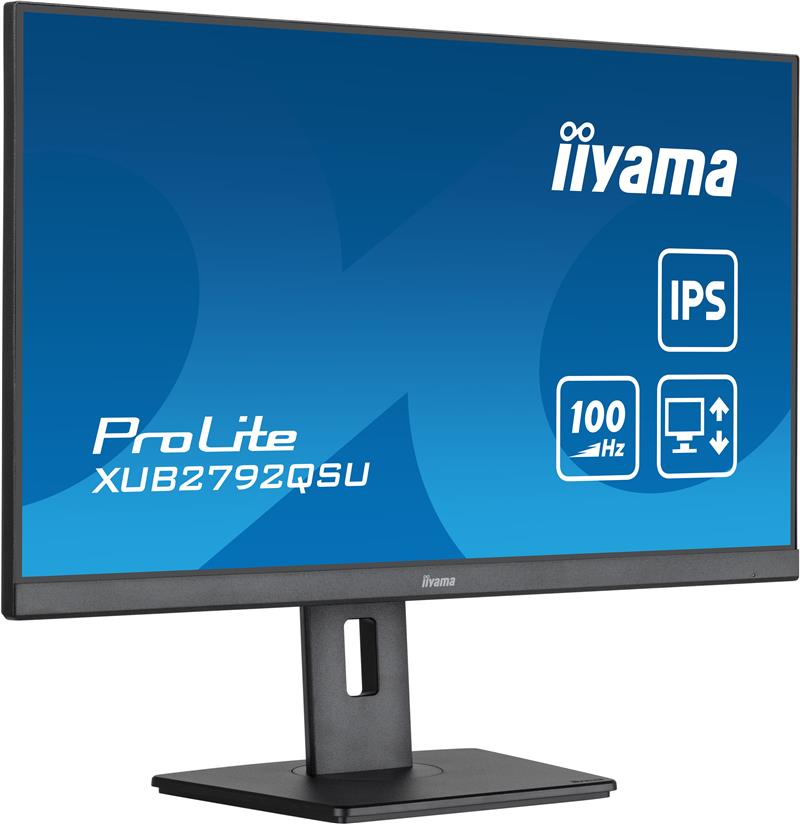 iiyama ProLite computer monitor 68,6 cm (27"") 2560 x 1440 Pixels Full HD LED Zwart