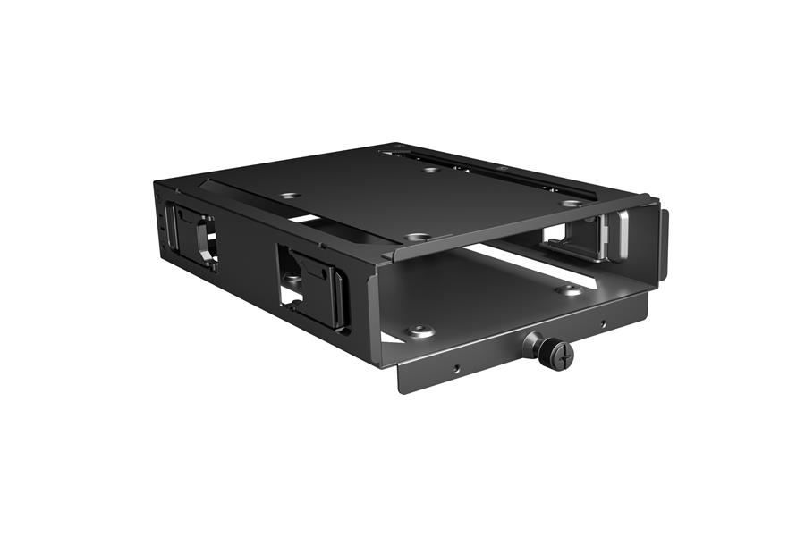 be quiet! HDD Cage 2 HDD-/SSD-behuizing Zwart 2.5/3.5""