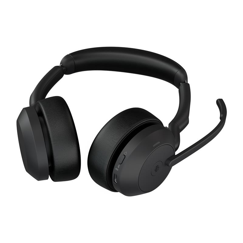 Jabra Evolve2 55 Headset Draadloos Hoofdband Kantoor/callcenter Bluetooth Oplaadhouder Zwart