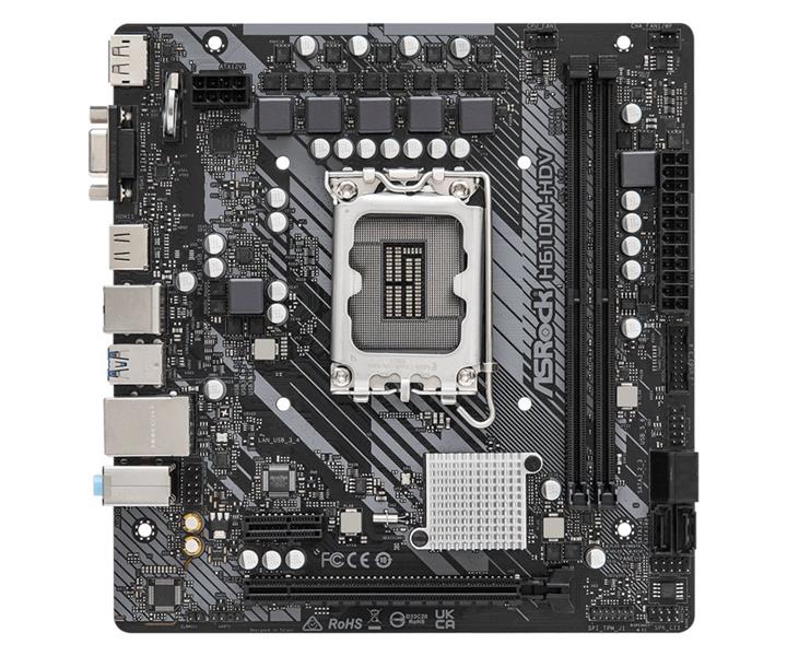 Asrock H610M-HDV Intel H610 LGA 1700 micro ATX