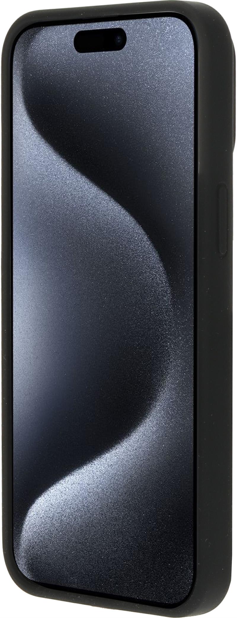Mobiparts Silicone Cover Apple iPhone 15 Pro Max Black (Magsafe Compatible)
