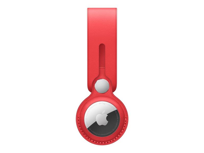 APPLE AirTag Leather Loop - PRODUCT RED