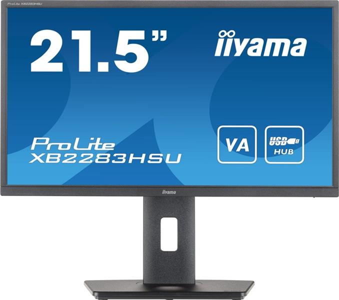 iiyama ProLite XB2283HSU-B1 computer monitor 54,6 cm (21.5) 1920 x 1080 Pixels Full HD LED Zwart RENEWED