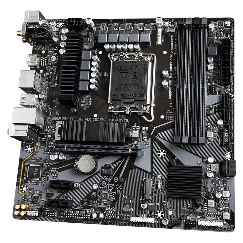 Gigabyte B660M DS3H AX DDR4 moederbord Intel B660 LGA 1700 micro ATX