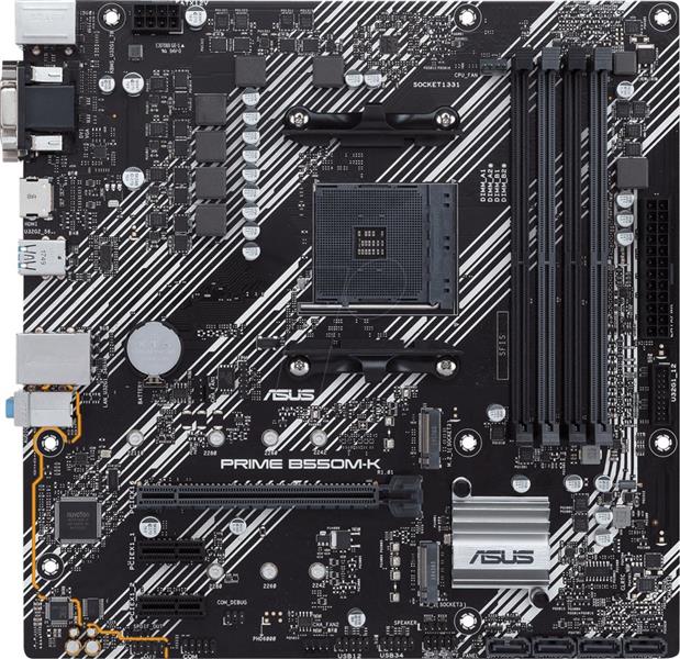 ASUS PRIME B550M-K Socket AM4 Micro ATX AMD B550
