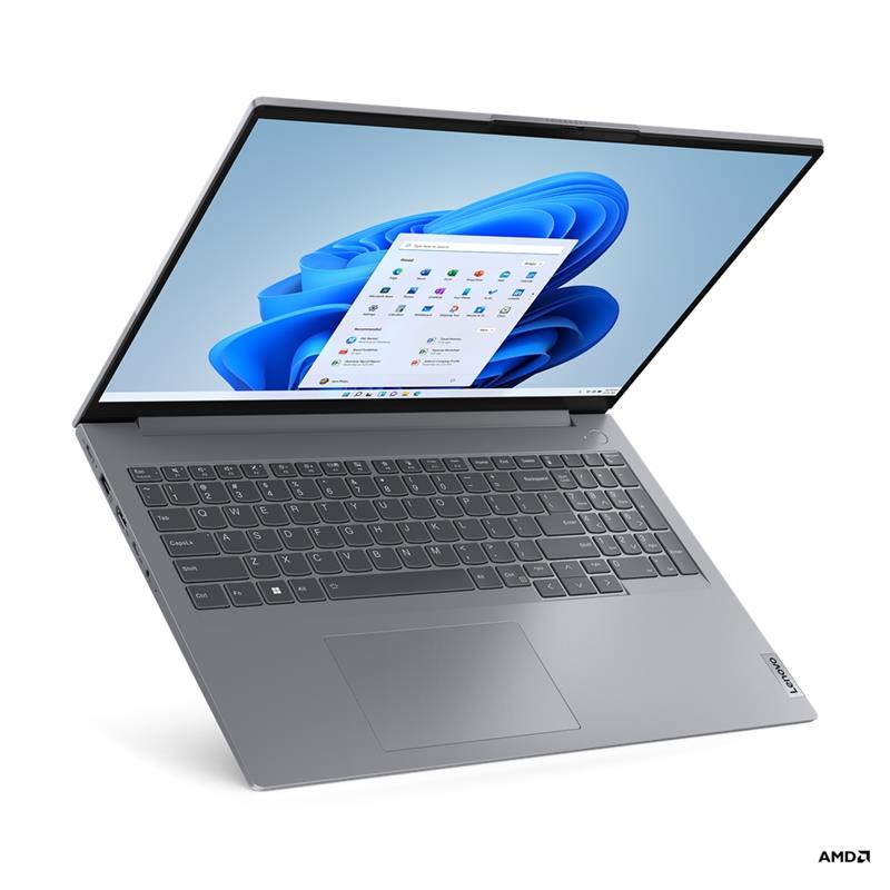 Lenovo ThinkBook 16 Laptop 40,6 cm (16"") WUXGA AMD Ryzen™ 5 7530U 16 GB DDR4-SDRAM 512 GB SSD Wi-Fi 6 (802.11ax) Windows 11 Pro Grijs