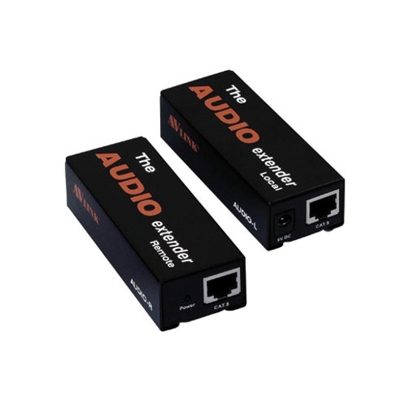 AVLink Audio extender set over CAT tot 300 meter