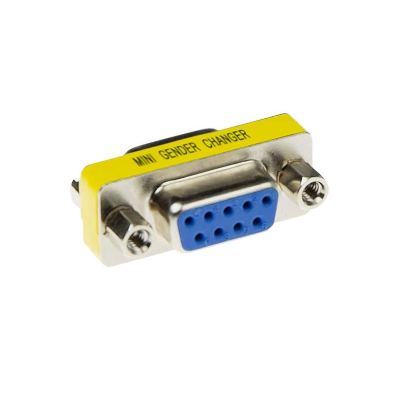 ACT D-sub Adapter 9 polig female naar 9 polig female