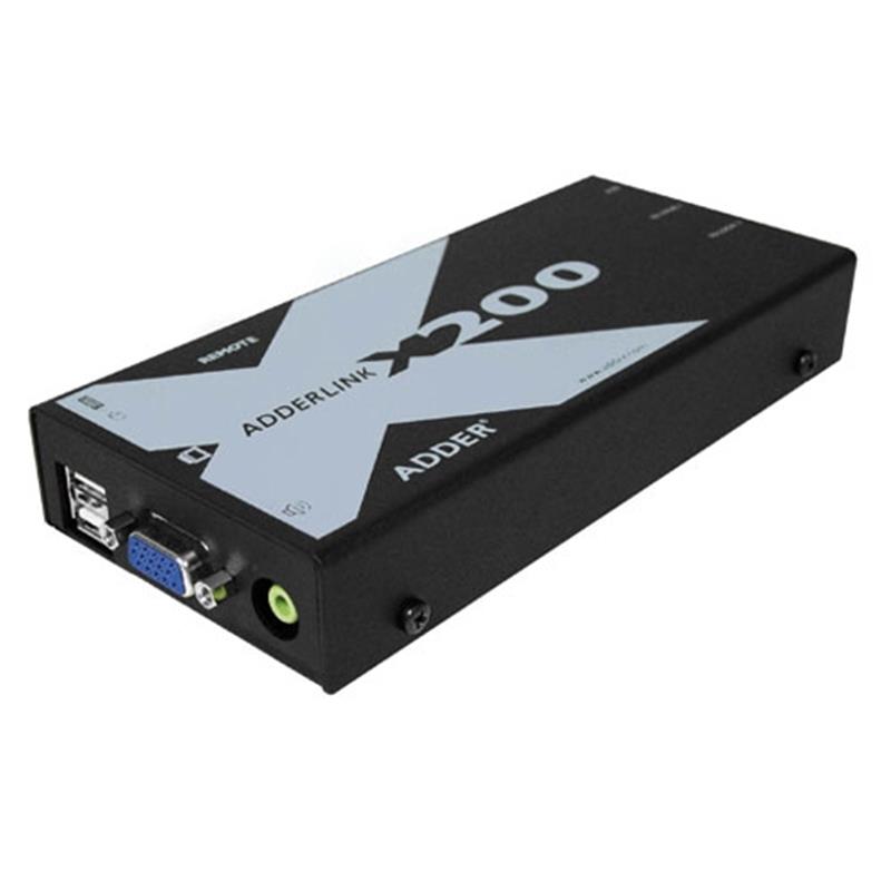 Adder ADDERLink X200 VGA USB KVM extender set tot 100 meter zonder audio