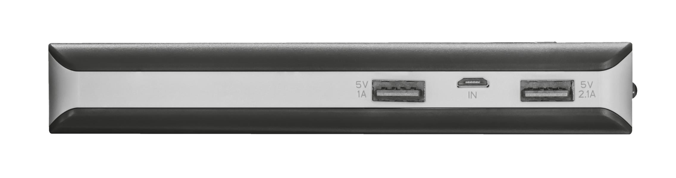 Trust Urban Primo Powerbank - 13000 mAh - Zwart