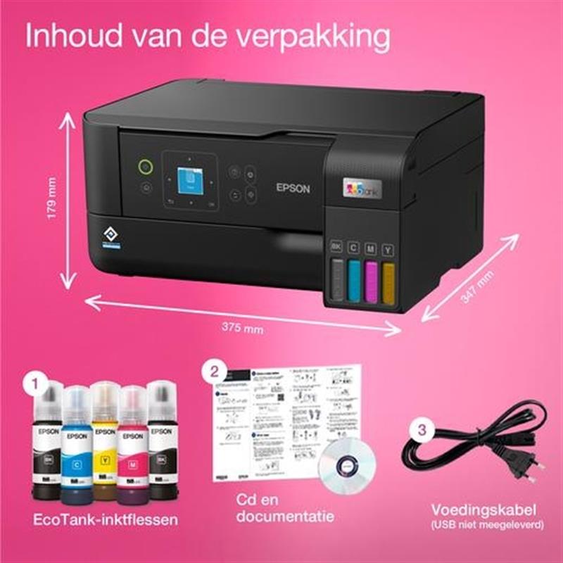 Epson EcoTank ET-2840 Inkjet A4 1200 x 2400 DPI 33 ppm Wifi