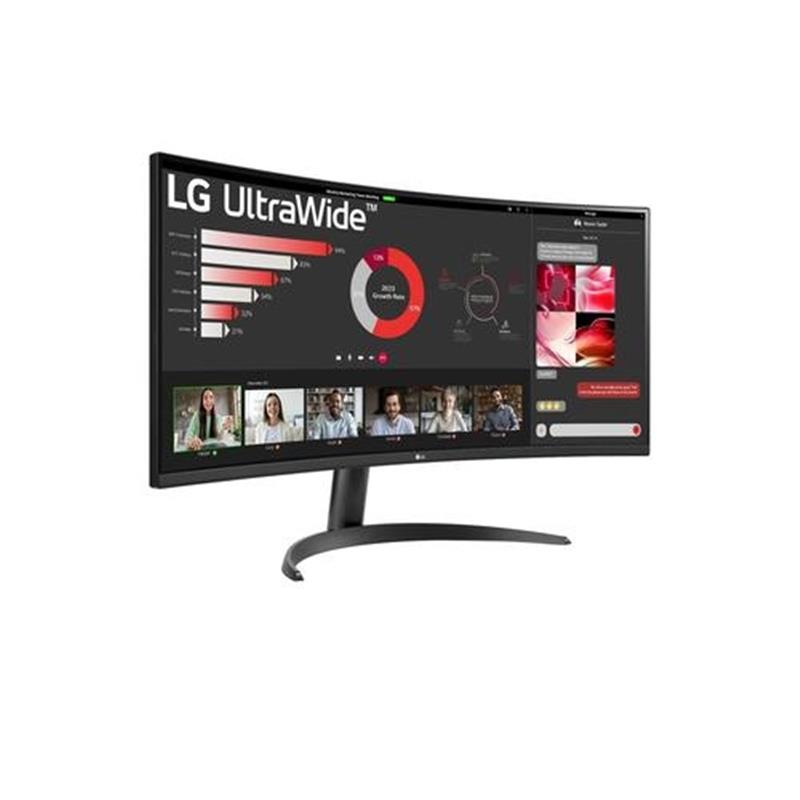 LG 34WR50QC-B.AEU computer monitor 86,4 cm (34"") 3440 x 1440 Pixels UltraWide Quad HD LCD Zwart