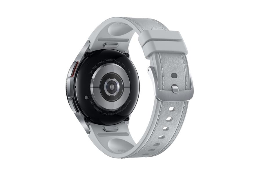 Samsung Galaxy Watch6 Classic Watch6 Classic 3,3 cm (1.3"") OLED 43 mm Digitaal 432 x 432 Pixels Touchscreen Grafiet Wifi GPS