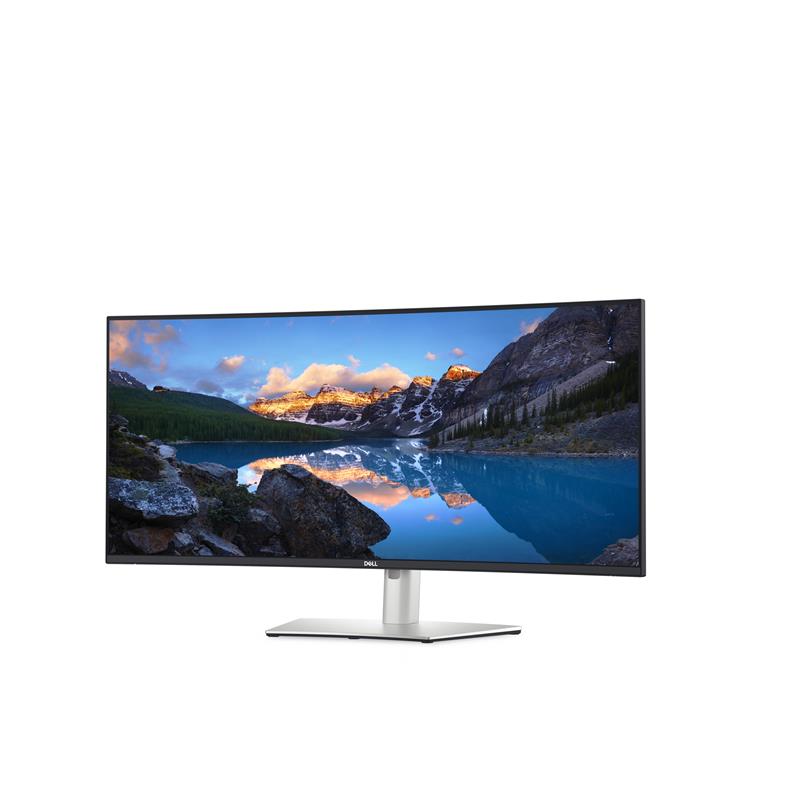 DELL UltraSharp U3824DW LED display 95,2 cm (37.5"") 3840 x 1600 Pixels Wide Quad HD+ LCD Zwart, Zilver