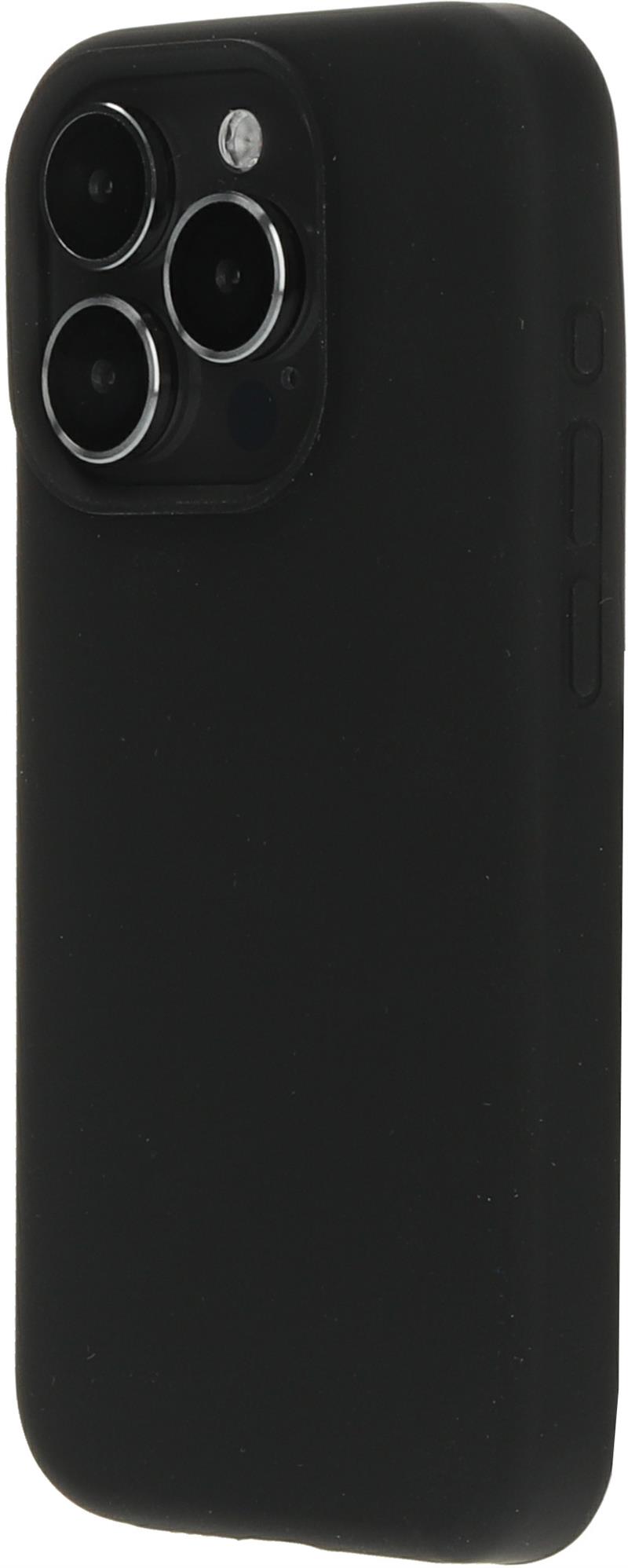 Mobiparts Silicone Cover Apple iPhone 15 Pro Black (Magsafe Compatible)