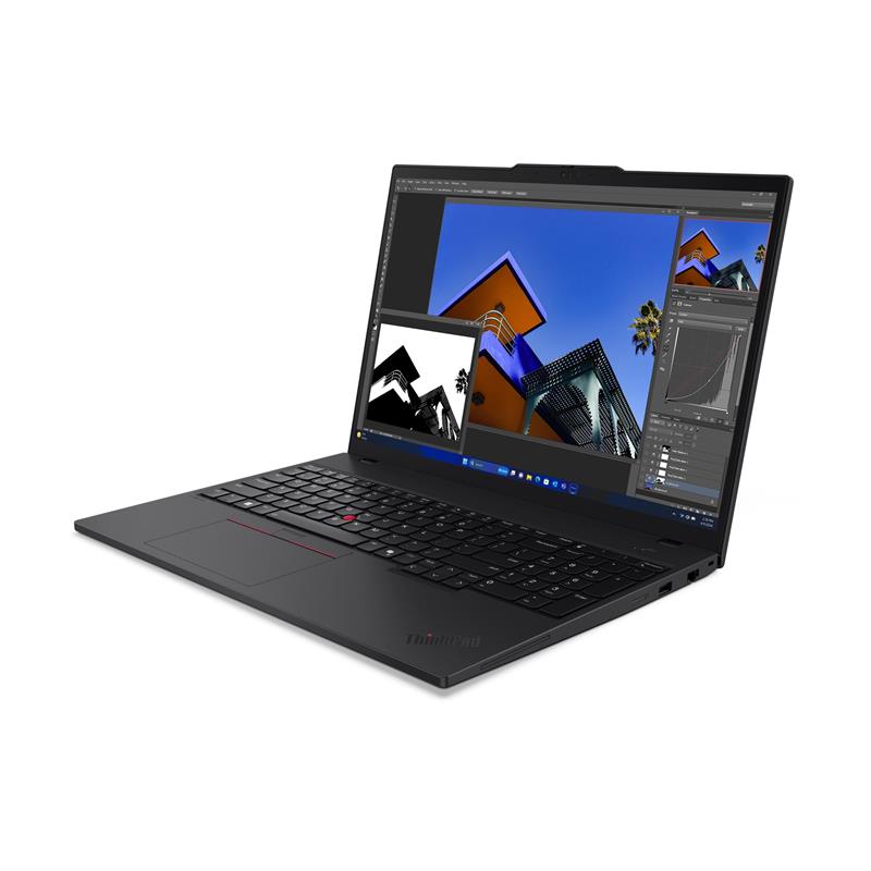 Lenovo ThinkPad T16 Intel Core Ultra 7 155U Laptop 40,6 cm (16"") WUXGA 16 GB DDR5-SDRAM 512 GB SSD Wi-Fi 6E (802.11ax) Windows 11 Pro Zwart