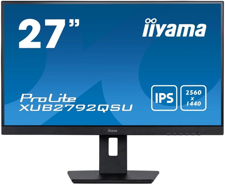 iiyama XUB2792QSU-B5 computer monitor 68,6 cm (27"") 2560 x 1440 Pixels Full HD LED Zwart