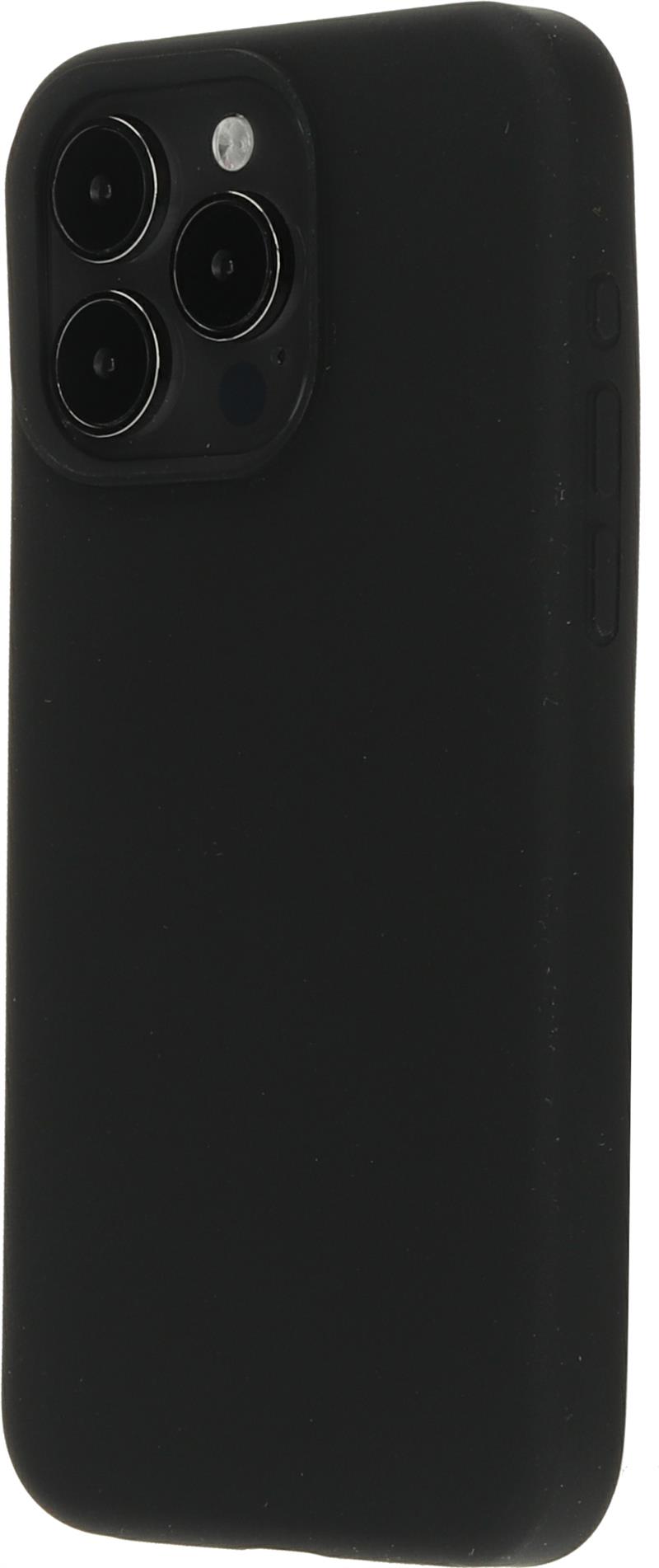 Mobiparts Silicone Cover Apple iPhone 15 Pro Max Black (Magsafe Compatible)