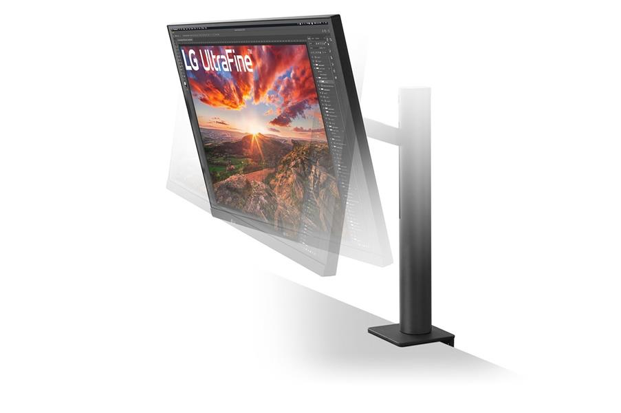 Ergo 27 inch - 4K Ultra HD IPS LED Monitor - 3840x2160 - Pivot HAS USB-C Speakers