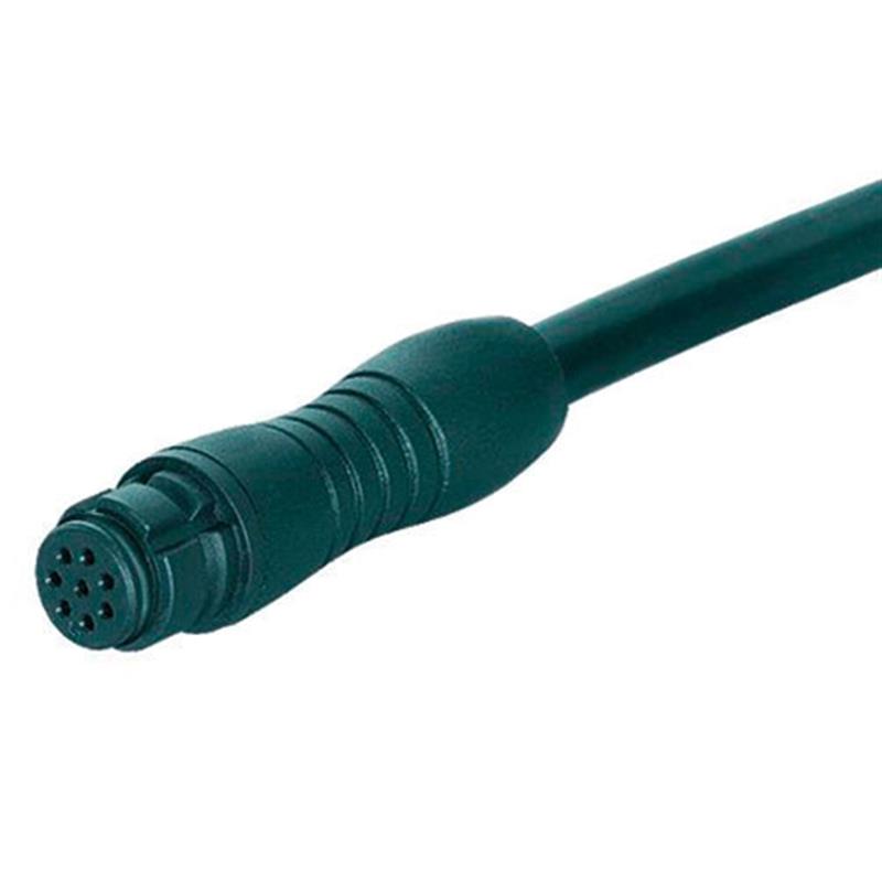Binder Serie 620 4 polige female connector met PUR kabel 2m