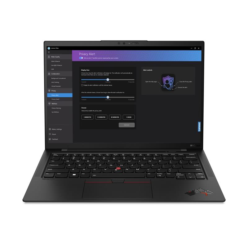 Lenovo ThinkPad X1 i7-1355U Notebook 35,6 cm (14"") WUXGA Intel® Core™ i7 16 GB LPDDR5-SDRAM 512 GB SSD Wi-Fi 6E (802.11ax) Windows 11 Pro Zwart