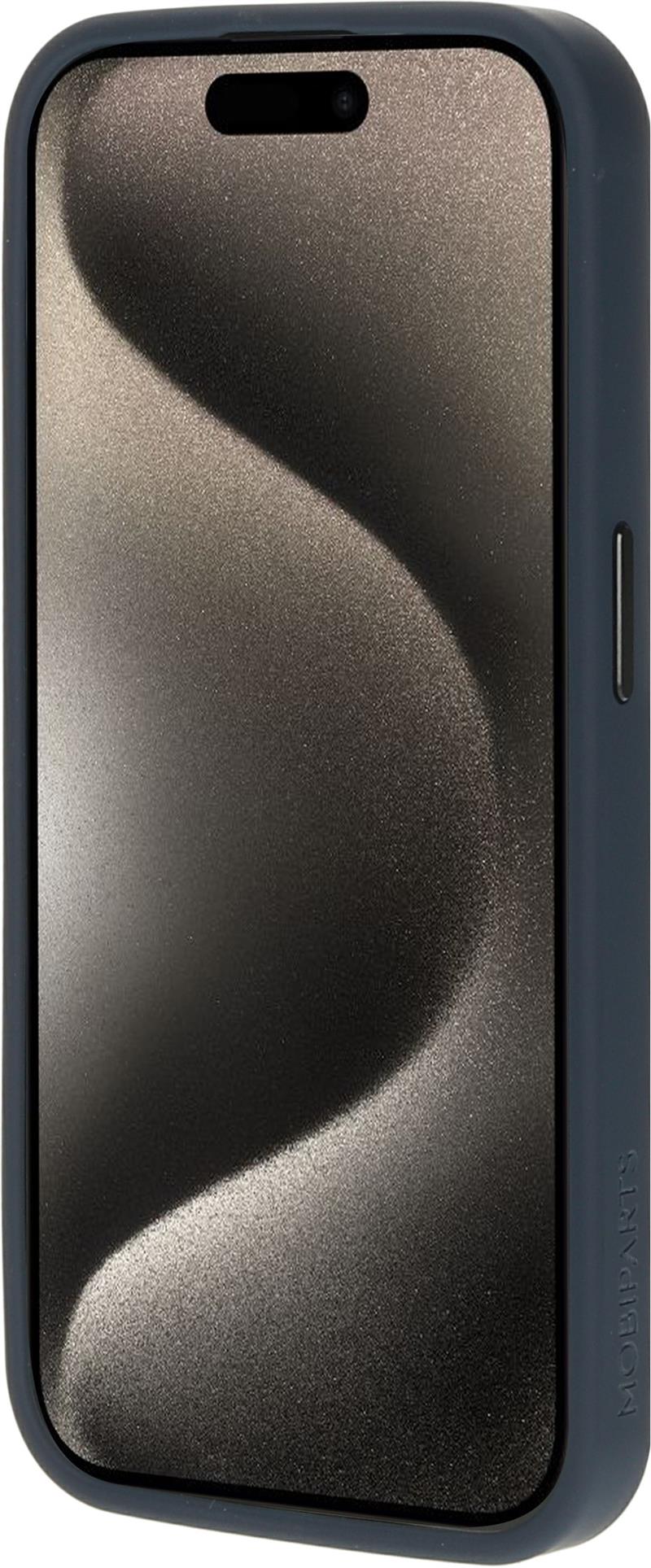 Mobiparts Hardcover Apple iPhone 15 Pro Satin Blue (Magsafe Compatible)