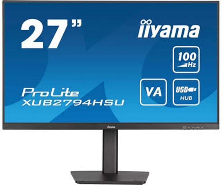 iiyama ProLite XUB2794HSU-B6 computer monitor 68,6 cm (27"") 1920 x 1080 Pixels Full HD Zwart